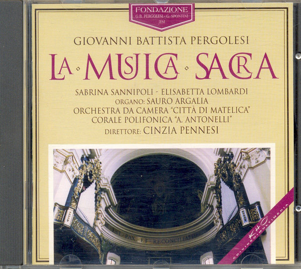 Giovanni Battista Pergolesi: La Musica Sacra